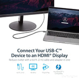StarTech.com Câble USB-C vers HDMI de 2 m - USB Type C vers HDMI 4K 60 Hz