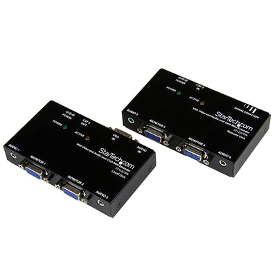 StarTech.com VGA Video Extender over Cat 5 with Audio - Up to 500ft (1