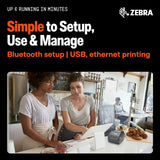 Zebra ZD421 Direct Thermal Desktop Printer 203 dpi Print Width 4-inch