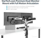 StarTech.com Desk Mount Dual Monitor Arm - Articulating - Supports VES