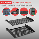 2U ADJUSTABLE VENTED SLIDING RACK SHELF