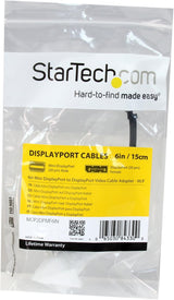 StarTech.com MDP2DPMF6IN 6-Inch Mini DisplayPort to DisplayPort Video