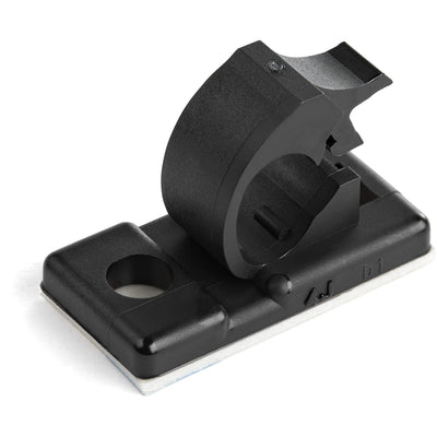 StarTech.com 100 Adhesive Cable Management Clips Black - Network/Ether