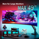 BRAS DE MONITEUR UNIQUE POUR BUREAU 2XUSB 3.0 VESA