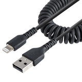 StarTech.com 1m (3ft) USB to Lightning Cable, MFi Certified, Coiled iP