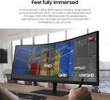 Samsung 34 inch Ultra WQHD Curved Business Monitor with HDR 10, 1000R