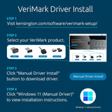 Kensington VeriMark IT Fingerprint Key - FIDO2/WebAuth, Windows Hello
