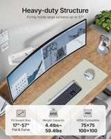 DESK MOUNT MONITOR ARM W/ USB - 17LB LCD