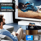 USB-C MALE to HDMI MALE Adapter Cable - Black 3FT