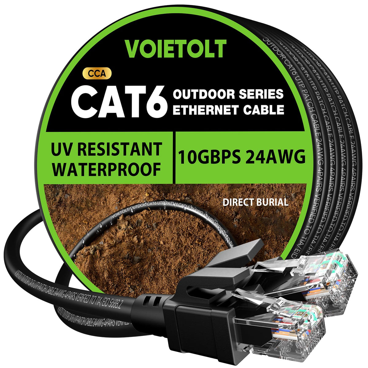 25ft Purple Slim CAT6 Ethernet Cable, Snagless, 100W PoE, UTP, LSZH, 28AWG Bare Copper Wire, Slim RJ45 Network Patch Cord