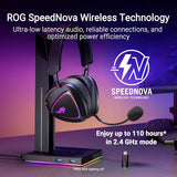 ASUS ROG Delta II Wireless Gaming Headset with Detachable Mic – Tri-Mo