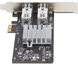 StarTech.com 2-Port GbE SFP Network Card, PCIe 2.0 x1, Intel I350-AM2
