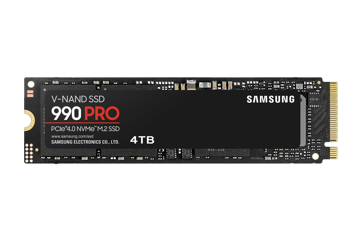 SAMSUNG 990 PRO SSD 4TB PCIe Gen4 NVMe M.2 Internal Solid State Hard D