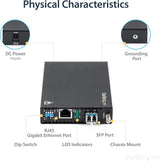 StarTech.com Singlemode (SM) LC Fiber Media Converter for 1Gbe Network