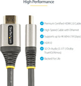 StarTech.com 10ft (3m) Premium Certified HDMI 2.0 Cable - High Speed U