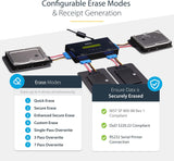 StarTech.com 4 Bay SSD/HDD Hard Drive Eraser - 2.5