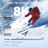 9.8FT USB C TO DISPLAYPORT 1.2 CABLE 4K