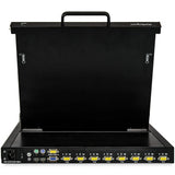 StarTech.com 8 Port Rackmount KVM Console w/ 6ft Cables - Integrated K