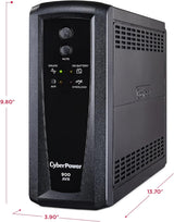 CyberPower CP900AVR AVR UPS Battery Backup and Surge Protector, 900VA/