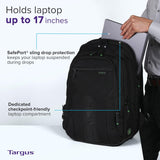 Sac à dos Targus Spruce EcoSmart de voyage et compatible avec les contrôles de sécurité, Bu