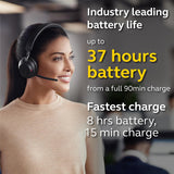 Jabra Evolve2 65 - USB-A UC Mono - Noir Dongle USB-A Toutes Plateformes Si
