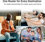 ASUS RT-AX50 Go Dual-Band WiFi 6 Portable Travel Router, 1500 Mbps, 4G