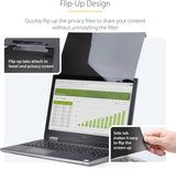 StarTech.com 16-inch 16:10 Flip-Up Privacy Screen with Touch, Laptop S