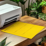 Astrobrights Mega Collection, Colored Paper, Bright Yellow, 625 Sheets
