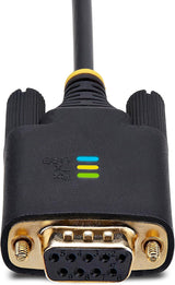 Câble adaptateur série StarTech USB vers modem NUL de 2 m (6,6 pi), persistance du port COM, FTDI, USB-A vers DB9 RS232, vis/écrous DB9 interchangeables