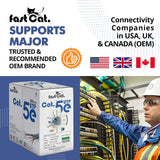 100FT CAT6 Ethernet Cable Orange POE