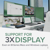 3x Monitor Docking Station