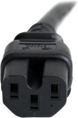 StarTech.com 3ft (1m) Heavy Duty Extension Cord, IEC 320 C14 To IEC 32