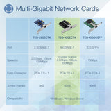 TRENDnet 10G PCIe Network Adapter, TEG-10GECTX, Convert a PCI Express