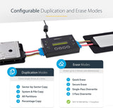 StarTech.com 1:1 Standalone Hard Drive Duplicator & Eraser, USB Thumb