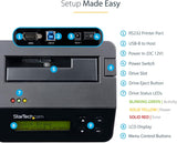 StarTech.com Single Bay Hard Drive Eraser, Standalone HDD/SSD Sanitize