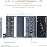 StarTech.com Jeu de tournevis de précision électrique 55 bits - Sans fil