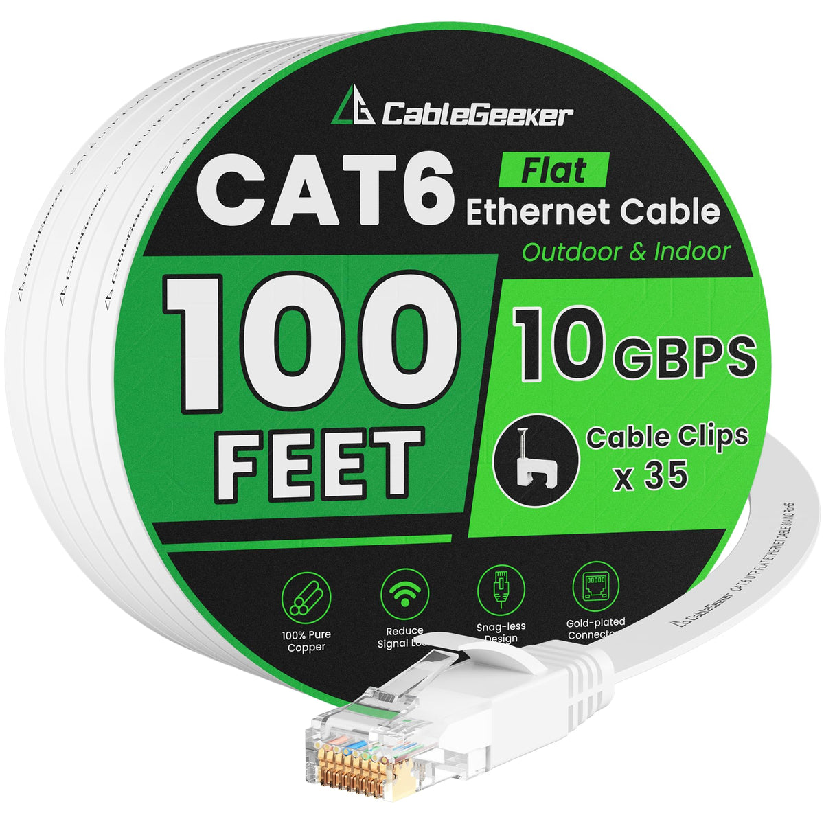 20 FT CAT6A Ethernet Cable - STP Blue