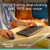 Logitech MK295 Mouse & Keyboard Combo with SilentTouch Technology, Ful