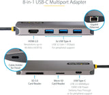 StarTech.com USB C Hub, 4K 60Hz HDMI Video with USB-C DP 1.4 Alt Mode