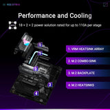 ASUS ROG Strix X870E-E Gaming WiFi AMD AM5 X870 ATX Motherboard 18+2+2