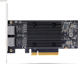 StarTech.com 2-Port PCIe 10Gb Ethernet Network Card, Windows and Linux