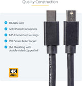 StarTech.com 6ft (2m) Mini DisplayPort Cable - 4K x 2K Ultra HD Video