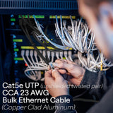 25FT BLACK MOLDED CAT5E UTP PATCH CABLE