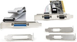 StarTech.com PCI Serial Parallel Combo Card - Dual RS232 Ports (DB9) &