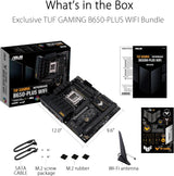ASUS TUF Gaming B650-PLUS WiFi AMD B650 AM5 Ryzen Desktop 9000 8000 an