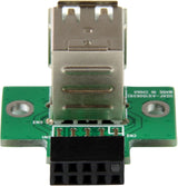 StarTech.com Adaptateur à 2 ports pour cartes mères - USB - adaptateur USB - USB