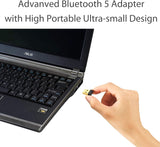 ASUS USB-BT500 Bluetooth 5.0 USB Adapter with Ultra Small Design, Back