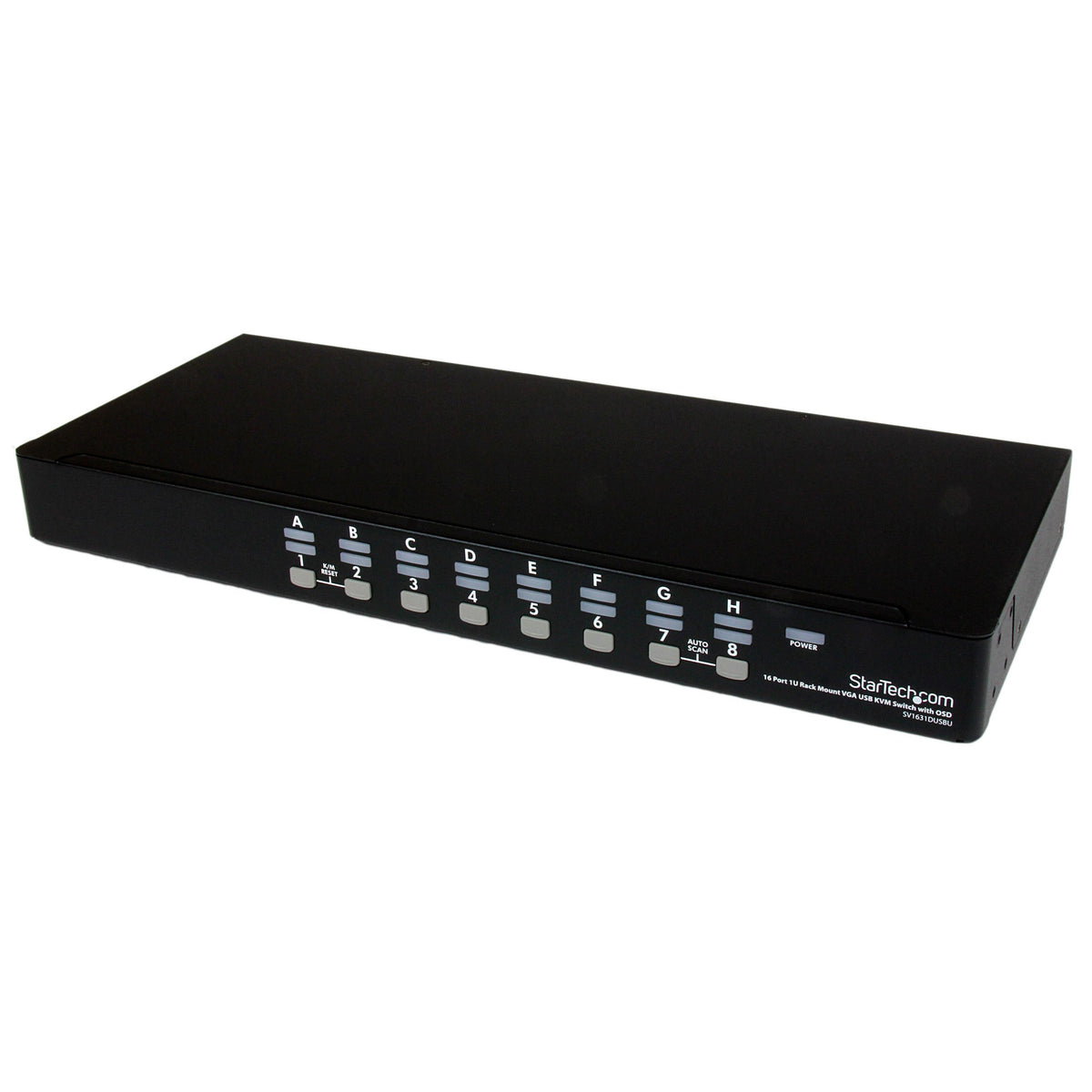 StarTech.com 16 Port 1U RackMount USB KVM Switch Kit with OSD and Cabl