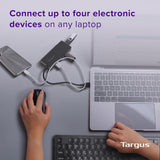 Targus 4-Port USB 3.0 Hub, Black (ACH124US)