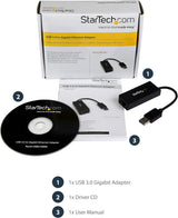 StarTech.com USB 3.0 to Gigabit Ethernet NIC Network Adapter - USB to